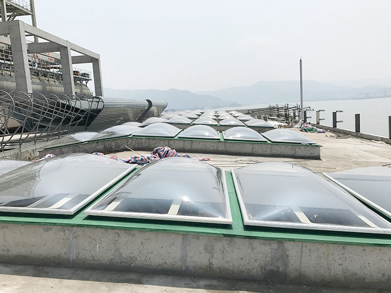 华能罗源电厂汽机房屋面采光罩工程